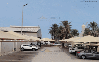 HDPE Car Parking Shade Project in Saudi Arabia HDPE Car Parking Shade Project in Saudi Arabia