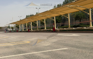 HDPE Car Parking Shades Saudi Arabia-7 Steel Structure Car Parking Shade