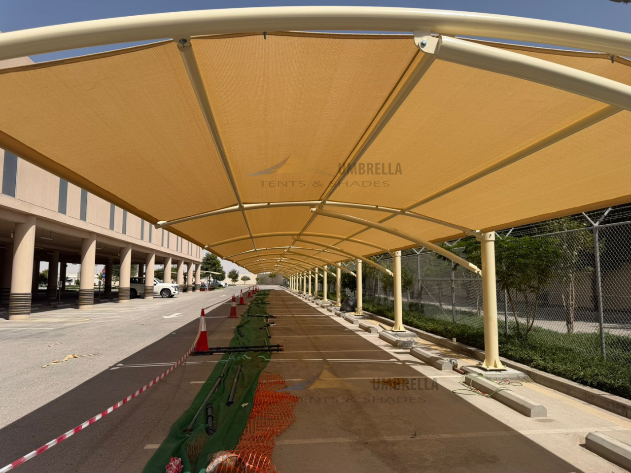 Premium Car Parking Shade-87 Premium Parking Shades for Industrial Facilities