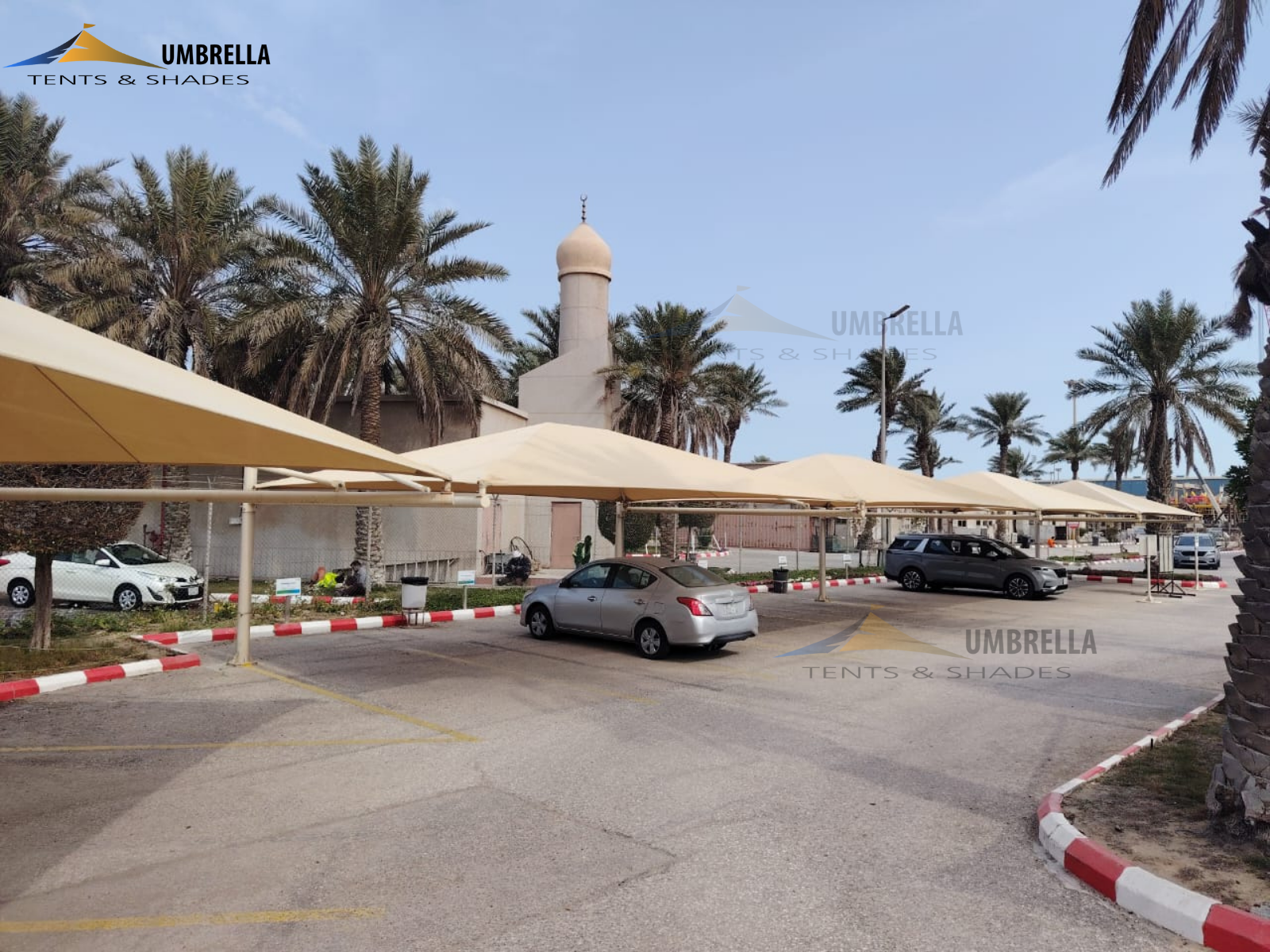 Premium Pyramid Car Parking Shade Installation at King Abdul-Aziz Seaport 2026