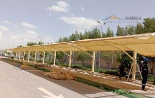 Premium Parking Shades for Industrial HDPE Car Parking Shades Saudi Arabia