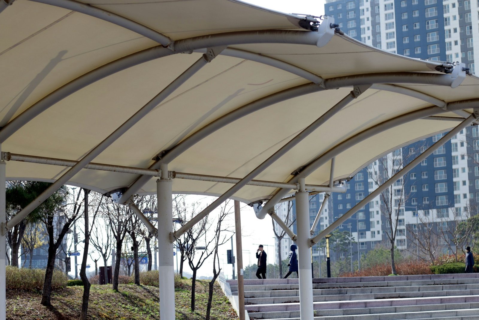 cantilever parking shade