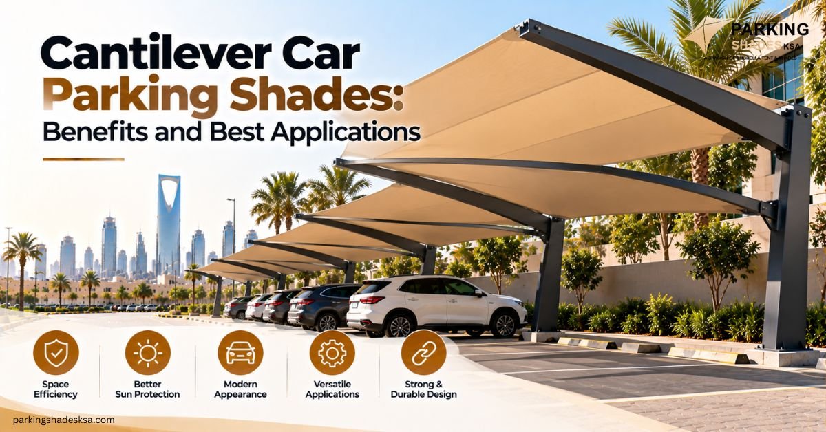 Cantilever Car Parking Shades Benefits and Best Applications