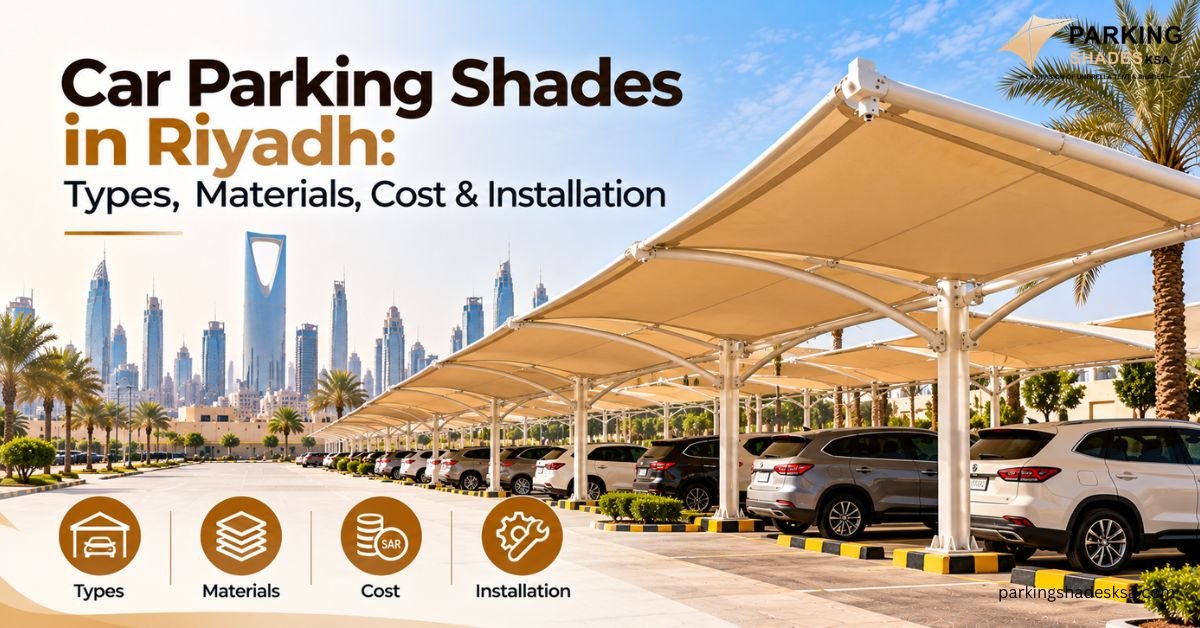 Car Parking Shades in Riyadh Types, Materials, Cost & Installation