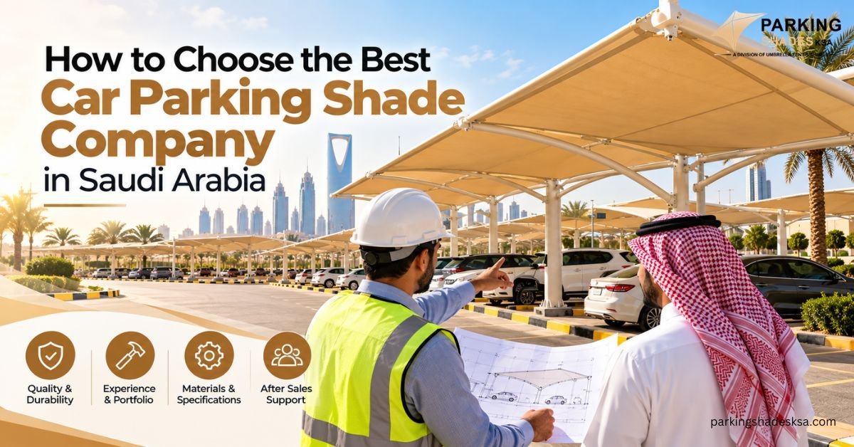 How to Choose the Best Car Parking Shade Company in Saudi Arabia